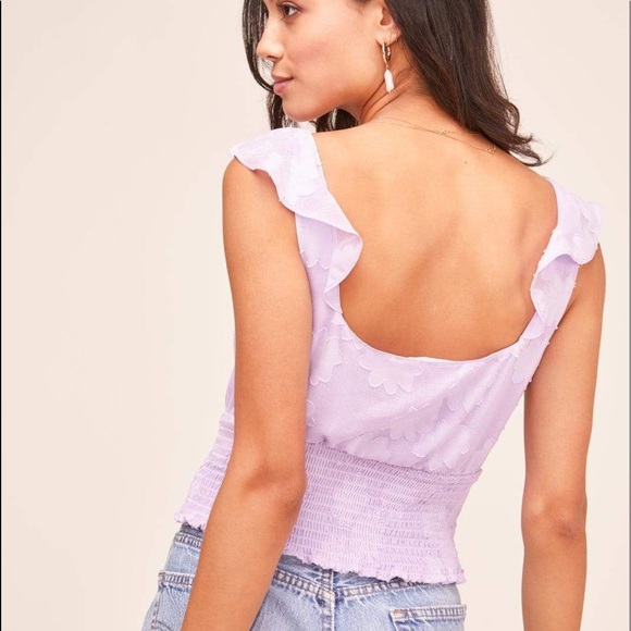 ASTR The Label - Eva Floral Ruffle Top - Picture 2 of 4